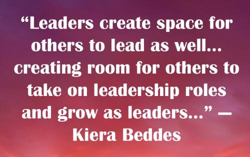 1-Leaders Create Space