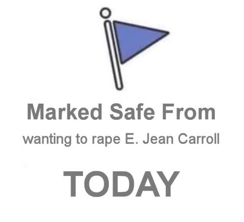 wanting to rape E Jean Carroll