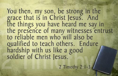 2 Timothy 2 1-3