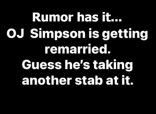 OJ Simpson is taking another stab at it