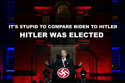 It's stupid to compare Biden to Hitler960px
