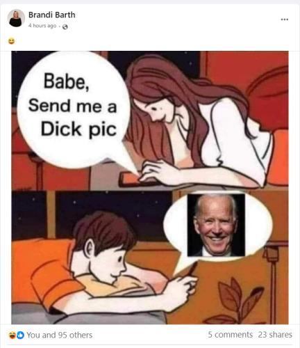 Babe send me a dic pic Brandi Barth