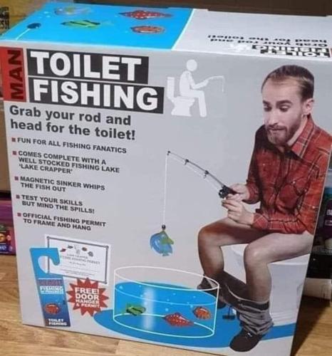 toilet fishing