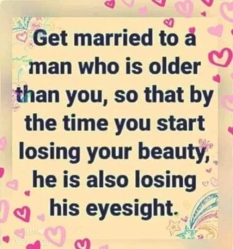 losing his eyesight