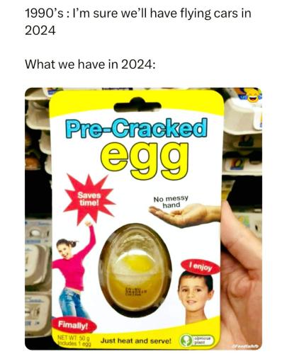 pre cracked egg