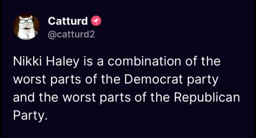 Catturd on Nikki Haley