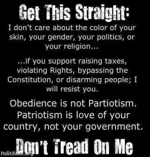 DON'T TREAD ON ME