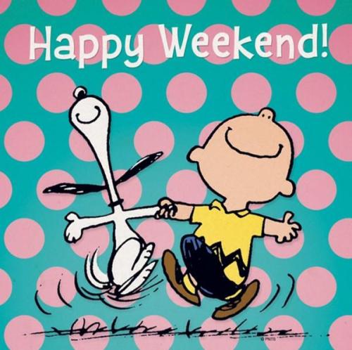 Happy Weekend - Snoopy Charlie Brown