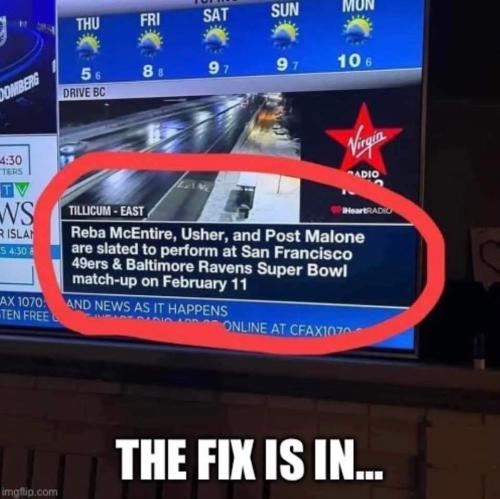 the fix is in