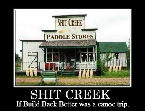 If build back better was a canoe trip meme