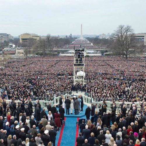 trump inaugruation crowd
