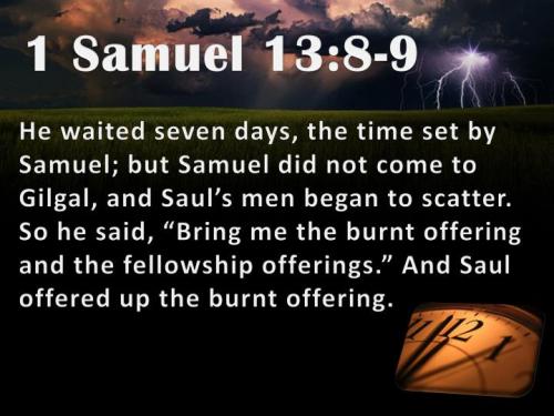 1 Samuel 13_8-9