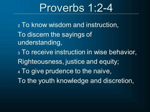 Proverbs 1_2-4