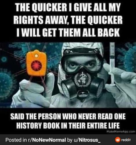 never read history
