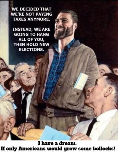 I have a dream If only Americans would grow some bollocks