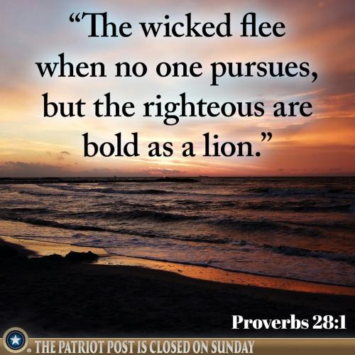 Proverbs 28.1