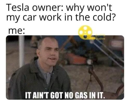 Tesla Out of Gas