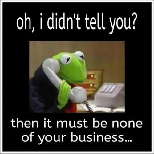 none of your business00