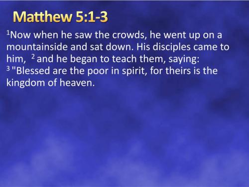 Matthew 5_1-3