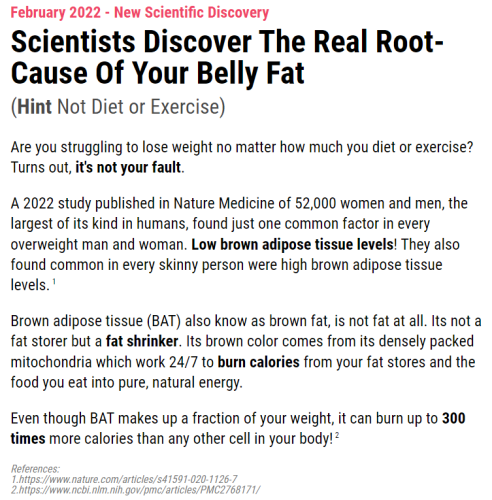 !        Exipure bodyfat study 2022