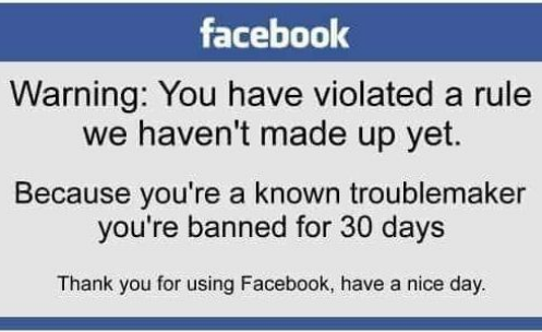 facebook trouble maker