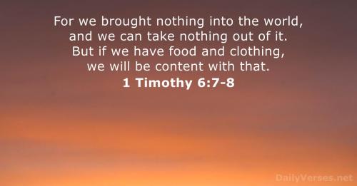 1 Timothy 6_7-8