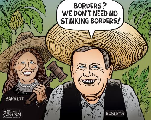 Borders we don't need no stinking borders