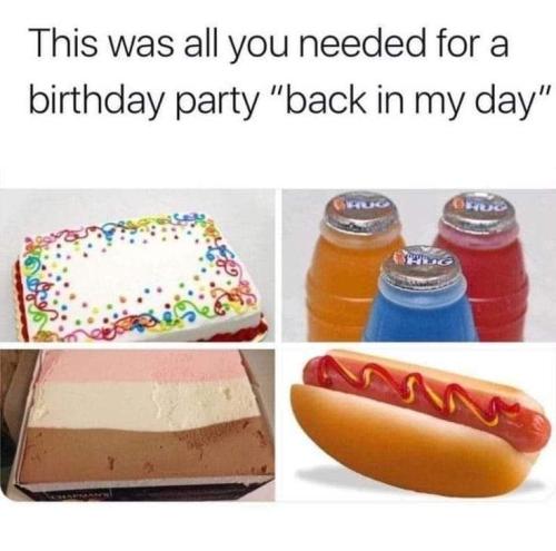 back in my day