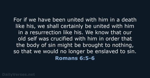 Romans 6 5