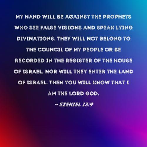 Ezekiel 13_9