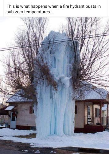 broken hydrant