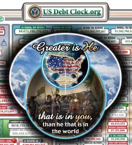 US DEBT CLOCK 1-14-24
