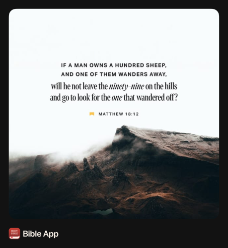FAITH - Matthew 18.12 NASB Attachment-1