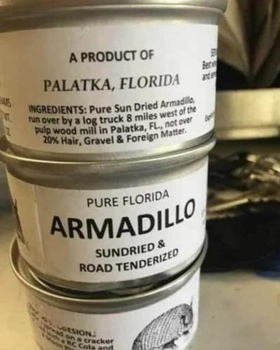 canned armadillo