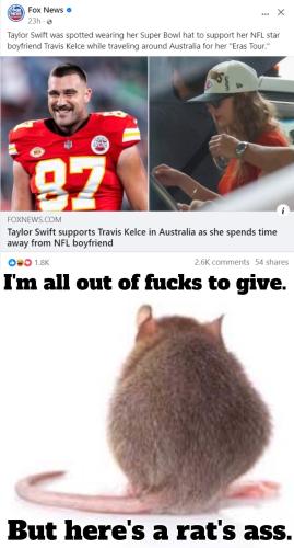 Taylor Swift rats ass