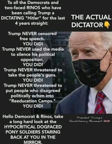 the real dictator fascist joe biden speech hitler reeducation camps dogfaced pony soldiers