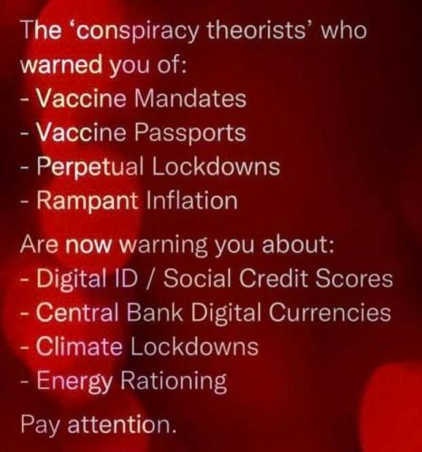Conspiracy theory truths