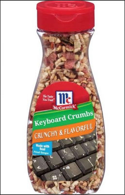 keyboard crumbs