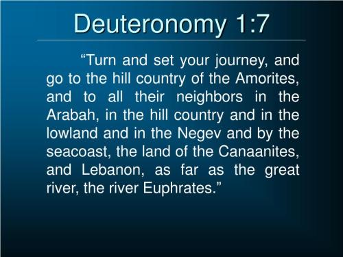 Deuteronomy 1_7