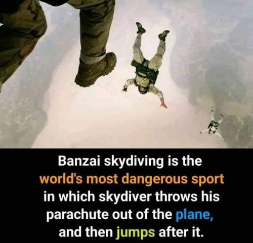 banzai sky diving