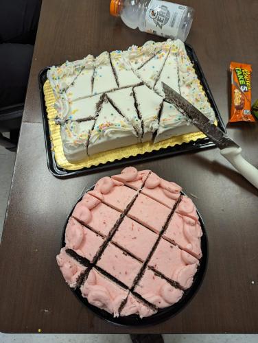 i cut the cake