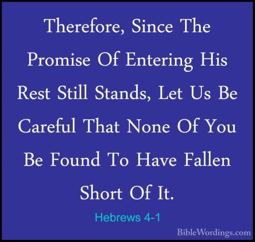Hebrews 4_1