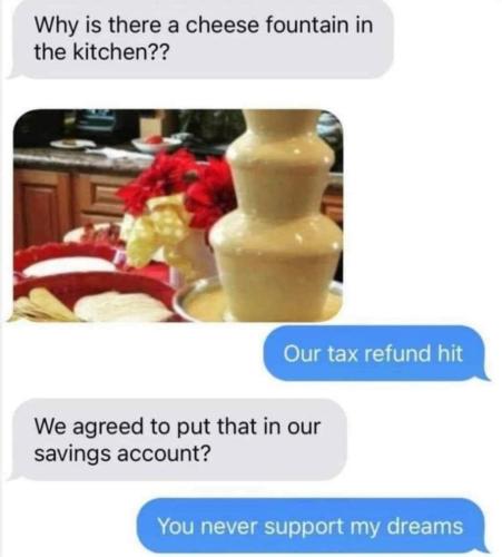 cheese fountain