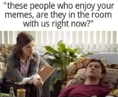 these people who enjoy your memes