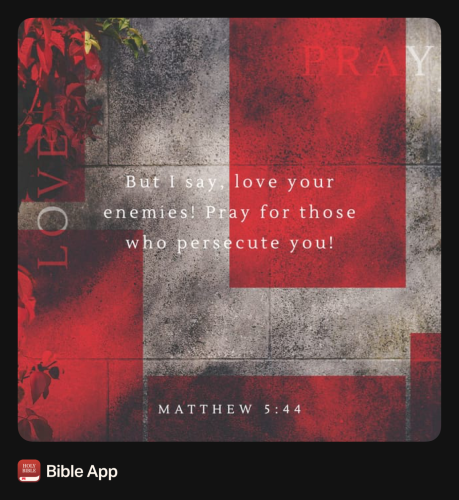 FAITH - Matthew 5.44 NASB