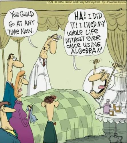 use algebra