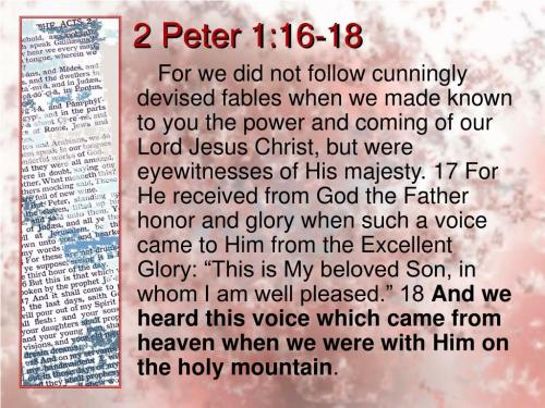 2 Peter 1_16-18