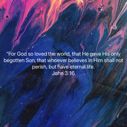 FAITH - John 3.16 NASB