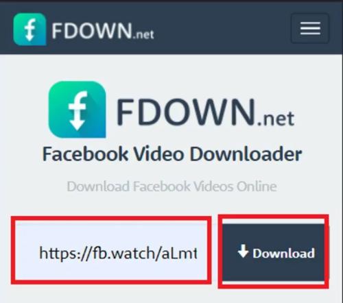 Fdown video downloader