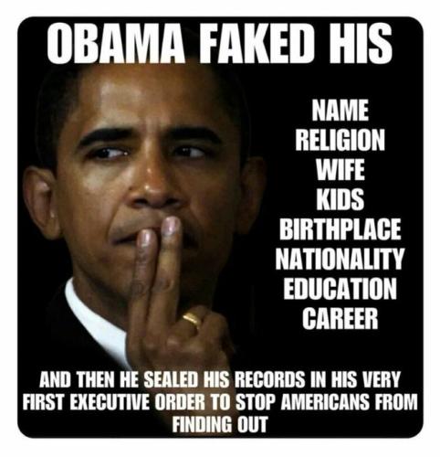 obama fake
